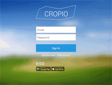 Tablet Screenshot of cropio.com